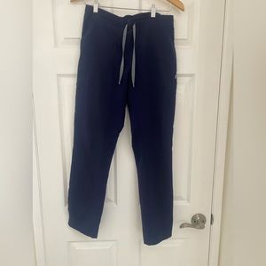 FIGS Yola Skinny Scrub Pants - Navy Small Regular